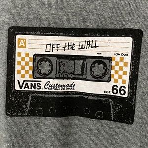 Vans Off The Wall Cassette Tape logo Tee (gray)